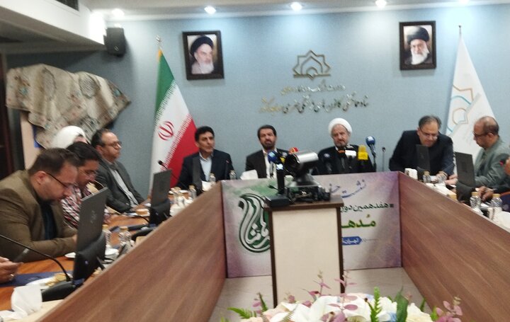 تصاویر/ نشست خبری ه‍فدهمین دوره جشنواره قرآنی «مدهامتان»