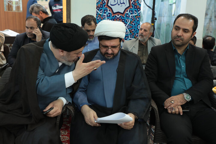 تصاویر/ آیین اجرای طرح قرار دوازدهم در حرم مطهر امامزاده موسی مبرقع(ع)