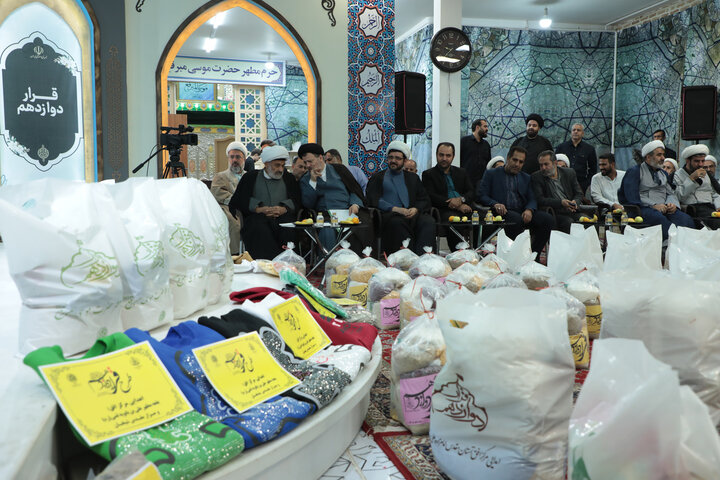 تصاویر/ آیین اجرای طرح قرار دوازدهم در حرم مطهر امامزاده موسی مبرقع(ع)