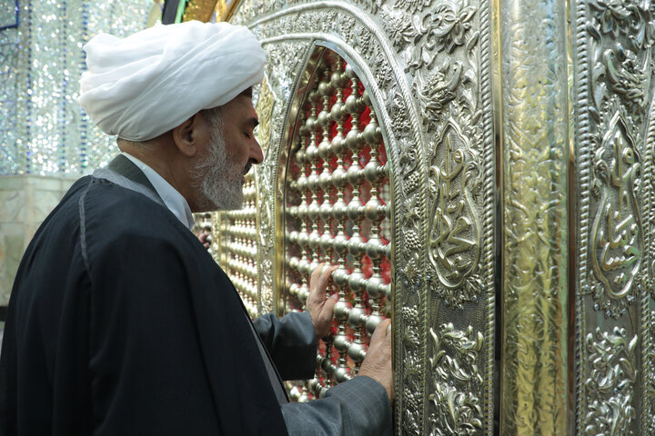 تصاویر/ آیین اجرای طرح قرار دوازدهم در حرم مطهر امامزاده موسی مبرقع(ع)