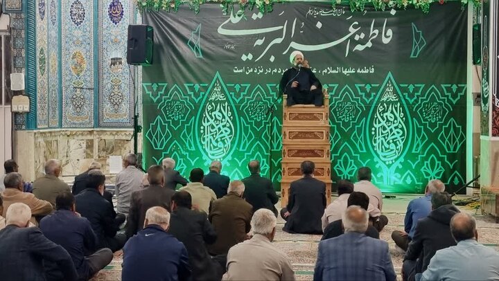 تصاویر/ مراسم شب دوم عزاداری ایام فاطمیه در شهرستان رابر