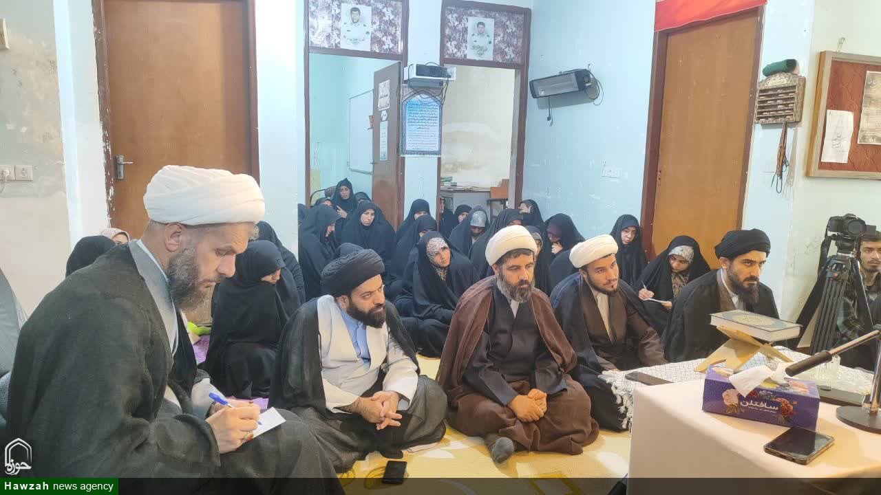 برگزاری جلسه اخلاق هفتگی در مدرسه علمیه فاطمیه باغملک