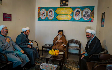 تصاویر/ بازدید مدیر و معاونین حوزه علمیه استان همدان از مدرسه علمیه نهاوند