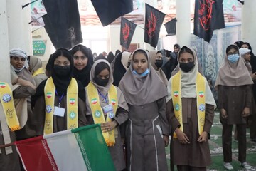 تصاویر/ راهپیمایی ۱۳ آبان روز دانش آموز در میناب