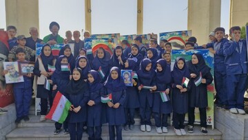 تصاویر/ مراسم راهپیمایی یوم الله سیزدهم آبان درسفیدشهر