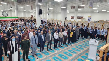 فیلم| حضور پرشور دانش‌آموزان جمی در یوم‌الله ۱۳ آبان