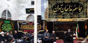 تصاویر/ سوگواری شهادت حضرت زهرا(س) در مسجد صاحب الزمان(عج)