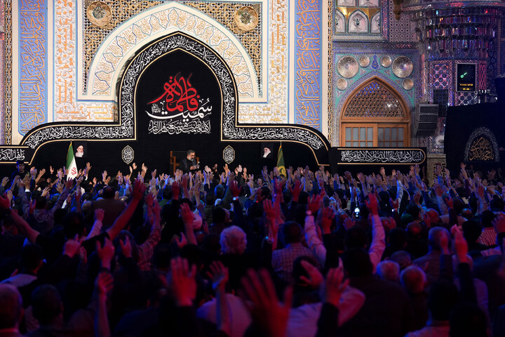 تصاویر/ حال و هوای حرم مطهر رضوی در شب شهادت حضرت زهرا سلام‌الله علیها