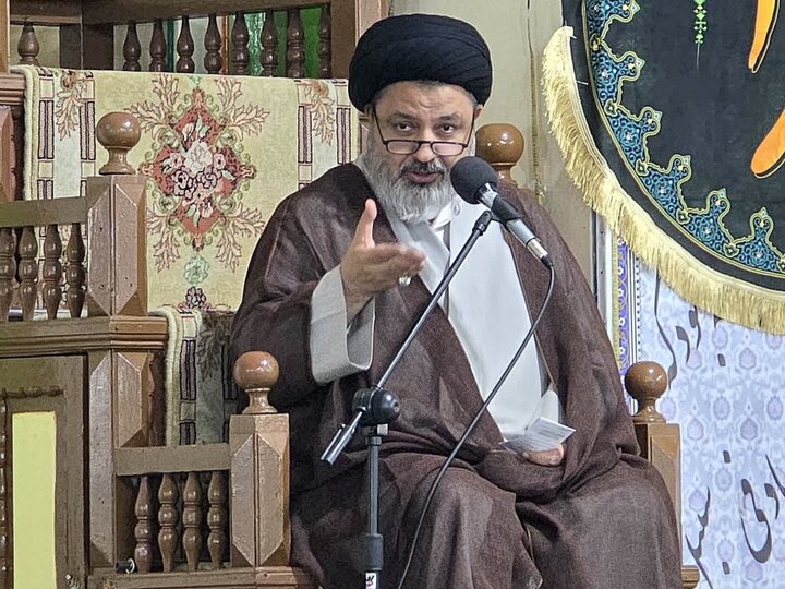 تصاویر/ مراسم عزاداری شب شهادت حضرت فاطمه زهرا(س) در مسجد جامع ماکو