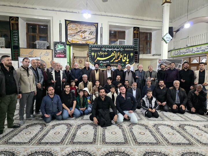 تصاویر/ مراسم عزاداری شب شهادت حضرت فاطمه زهرا(س) در مسجد جامع ماکو