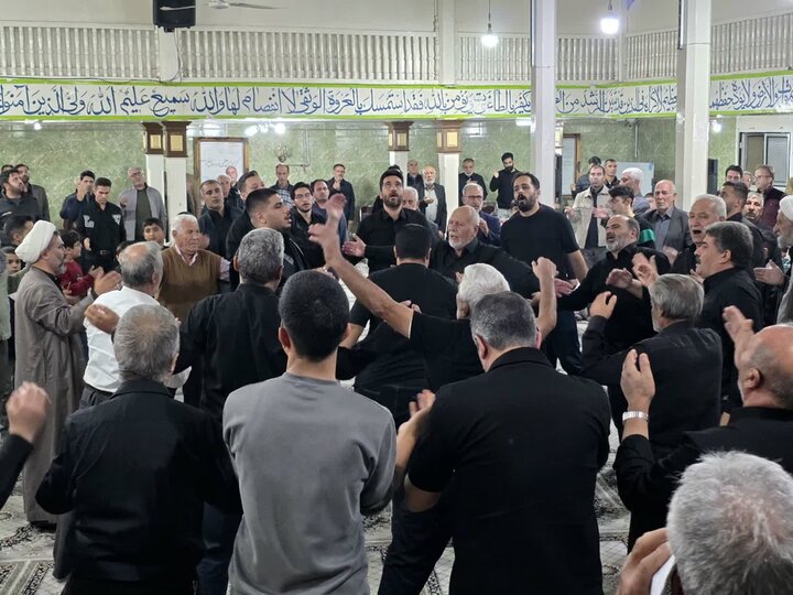 تصاویر/ مراسم عزاداری شب شهادت حضرت فاطمه زهرا(س) در مسجد جامع ماکو