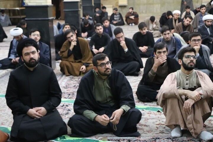 تصاویر/ جلسه اخلاق امام جمعه بناب در حوزه علمیه بناب