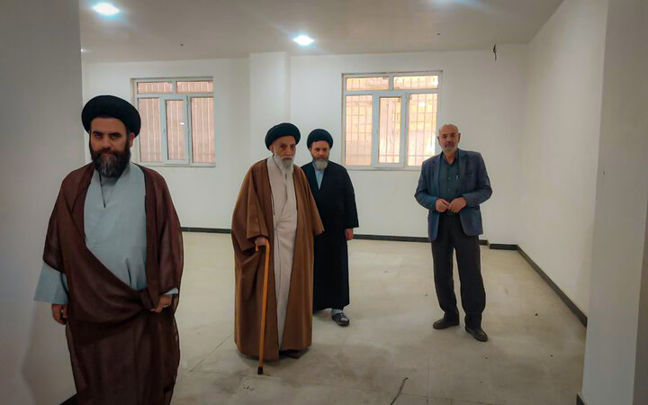 بازدید مدیر و معاونین حوزه علمیه استان همدان از مدرسه علمیه نهاوند
