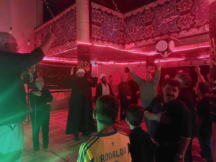 تصاویر/ مراسم سوگواری شهادت حضرت زهرا(س) در مسجد جامع حسینی