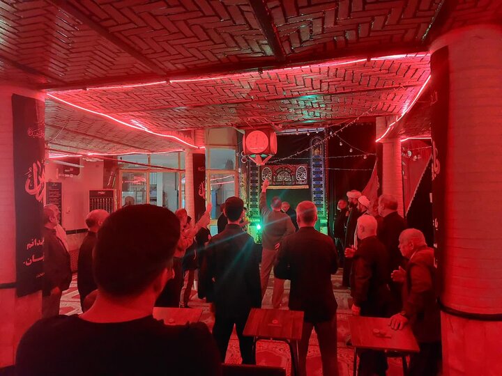 تصاویر/ مراسم سوگواری شهادت حضرت زهرا(س) در مسجد جامع حسینی