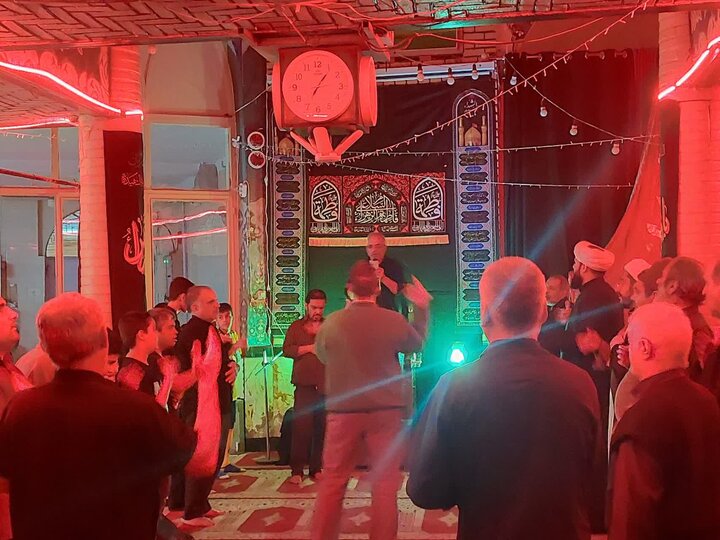 تصاویر/ مراسم سوگواری شهادت حضرت زهرا(س) در مسجد جامع حسینی