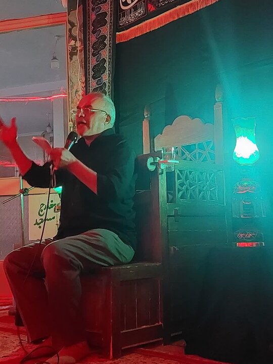 تصاویر/ مراسم سوگواری شهادت حضرت زهرا(س) در مسجد جامع حسینی