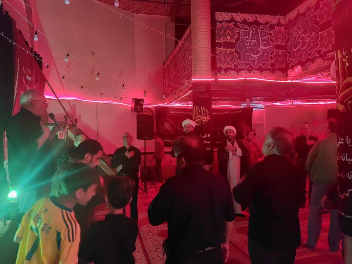 تصاویر/ مراسم سوگواری شهادت حضرت زهرا(س) در مسجد جامع حسینی