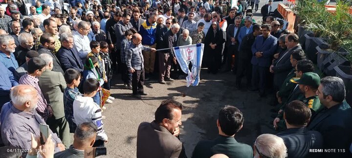 تصاویر/مراسم گرامیداشت ۱۳ آبان روز دانش آموز در ساوه