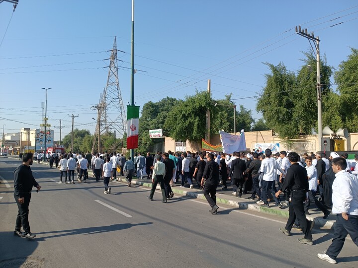 تصاویر/راهپیمایی یوم الله ۱۳ آبان شهرستان شوشتر