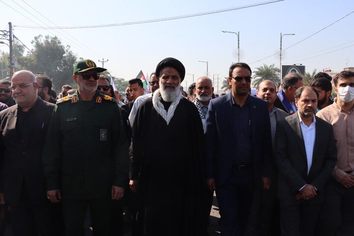 حضور حجت الاسلام والمسلمین موسوی فرد، نماینده ولی فقیه در خوزستان