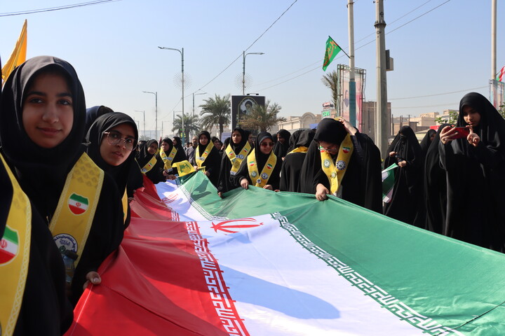 راهپیمایی یوم الله ۱۳ آبان روز ملی مبارزه با استکبار جهانی در اهواز