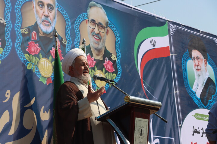 سخنرانی حجت‌الاسلام والمسلمین علی سعیدی شاهرودی، رئیس دفتر عقیدتی سیاسی فرماندهی معظّم کل قوا