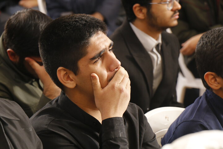 مراسم عزاداری ایام فاطمیه و بزرگداشت ۱۳ آبان در مدرسه علمیه صالحیه کرمان