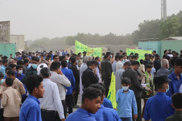  راهپیمایی یوم الله سیزدهم آبان ماه در شهرستان جاسک
