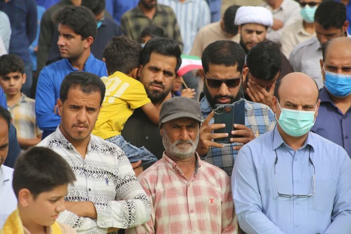  راهپیمایی یوم الله سیزدهم آبان ماه در شهرستان جاسک
