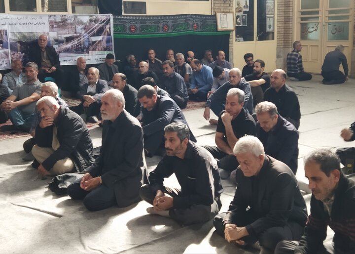 مراسم سوگواری شهادت حضرت زهرا(س) در مسجد مهدیه
