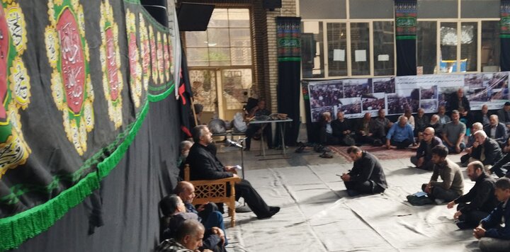 مراسم سوگواری شهادت حضرت زهرا(س) در مسجد مهدیه
