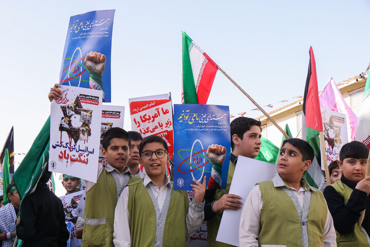 راهپیمایی سراسری یوم الله ۱۳ آبان در شهر مقدّس قم
