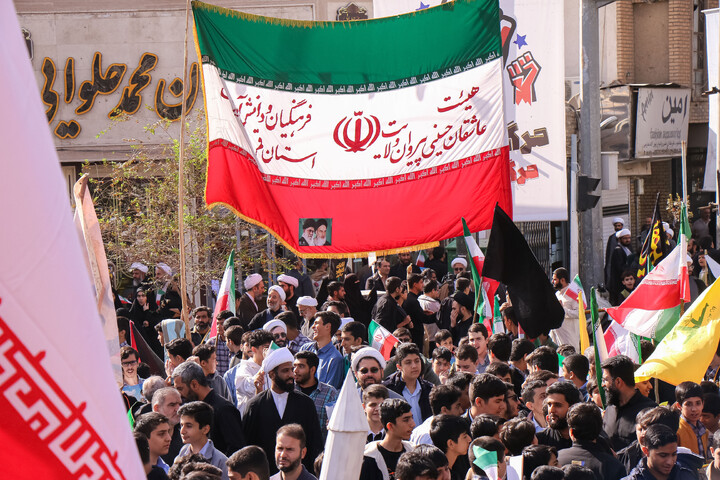 راهپیمایی سراسری یوم الله ۱۳ آبان در شهر مقدّس قم
