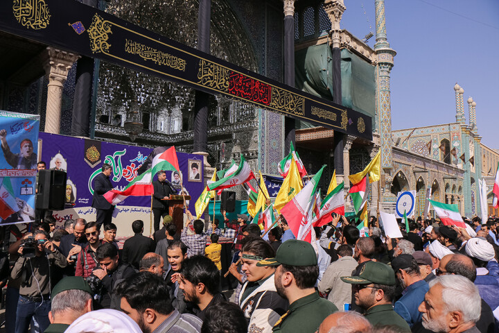 راهپیمایی سراسری یوم الله ۱۳ آبان در شهر مقدّس قم
