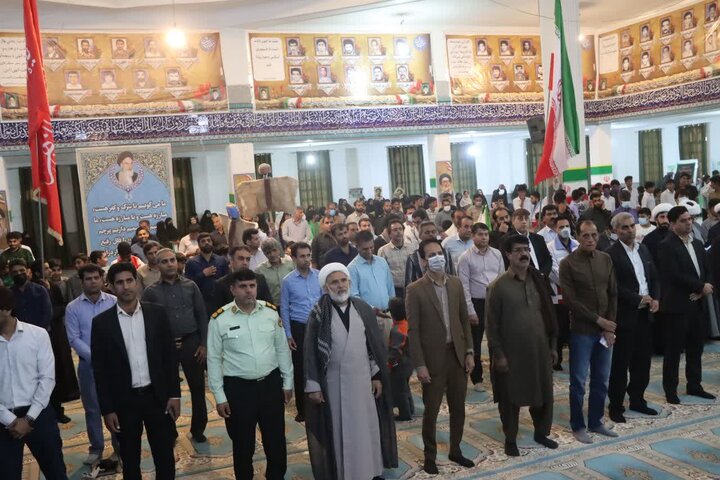 راهپیمایی روز دانش آموز و بزرگداشت ۱۳ آبان در شهر قلعه‌گنج
