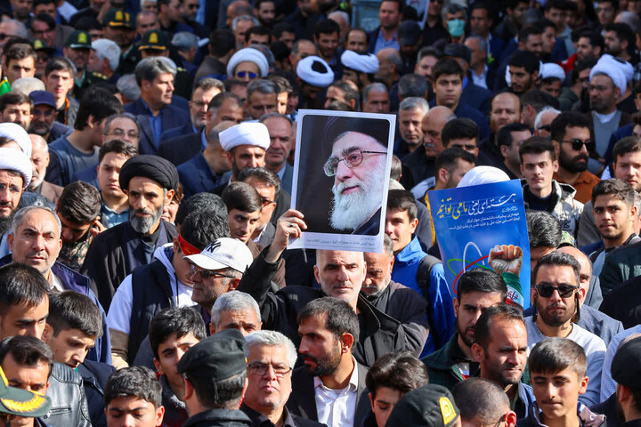 راهپیمایی یوم الله ۱۳ آبان ماه ۱۴۰۴ در تبریز
