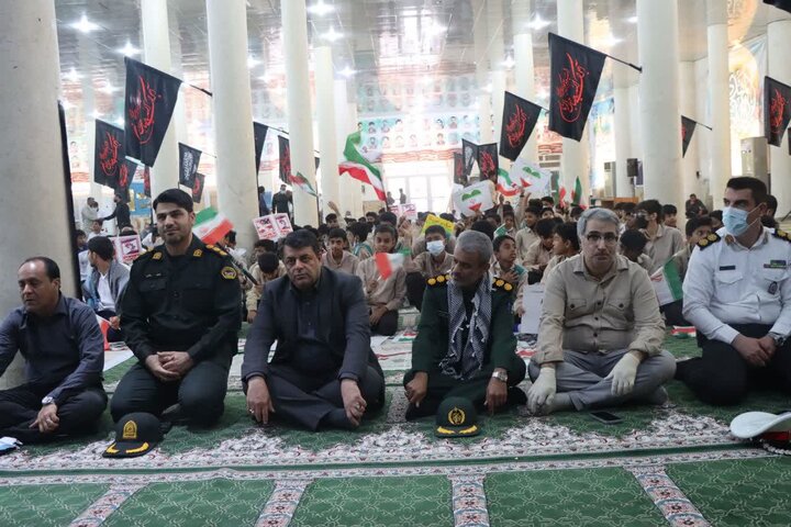 تصاویر/  مراسم ۱۳ آبان روز دانش آموز و روزه مبارزه ملی استکبار جهانی