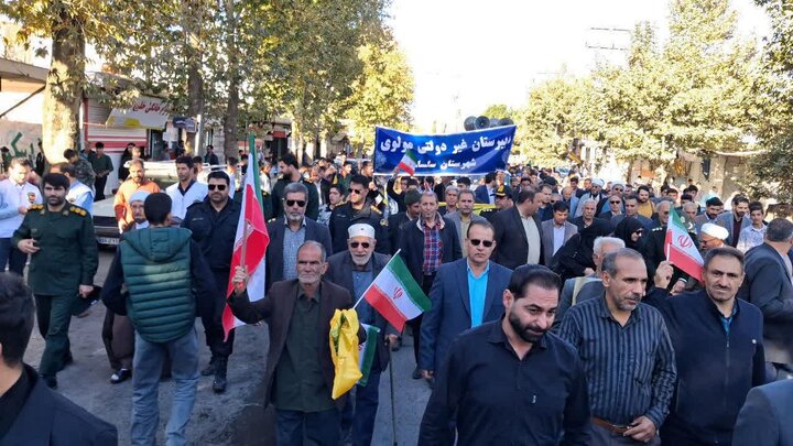 تصاویر/راهپیمایی یوم الله ۱۳ آبان در الشتر