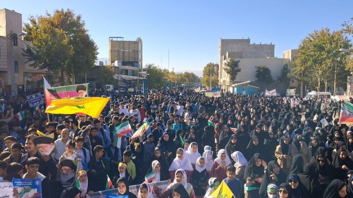 تصاویر/راهپیمایی یوم الله ۱۳ آبان در الشتر