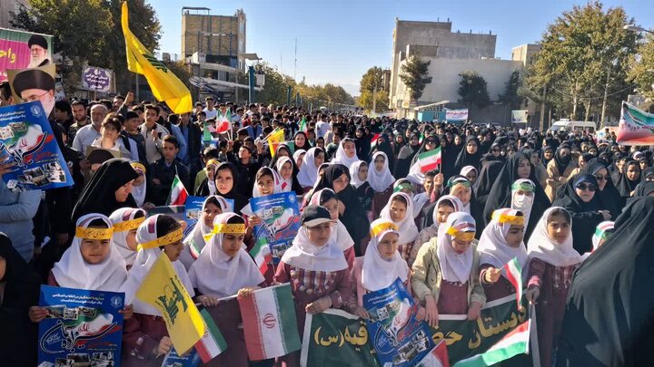 تصاویر/راهپیمایی یوم الله ۱۳ آبان در الشتر