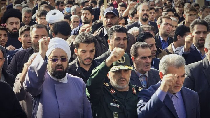 تصاویر/  راهپیمایی یوم الله ۱۳ آبان، روز ملی مبارزه با استکبار جهانی در سلماس