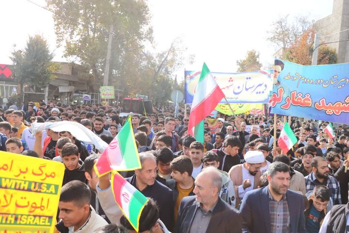تصاویر/ راهپیمایی روز ملی مبارزه با استکبار جهانی در خوی
