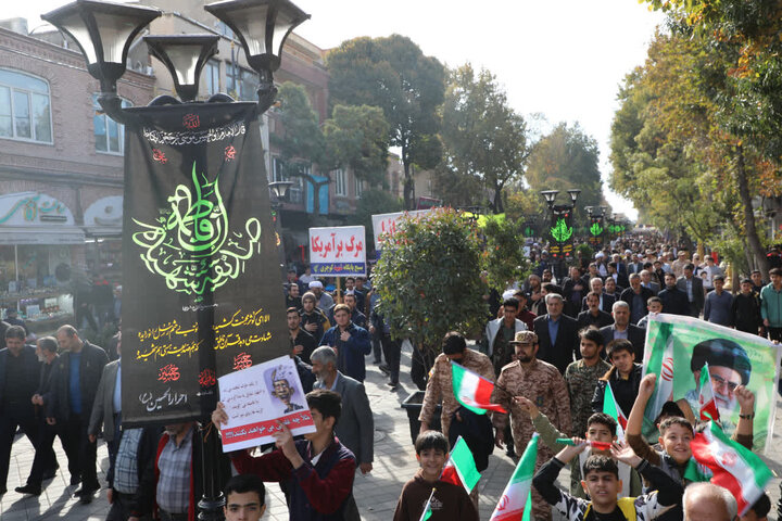 تصاویر/ راهپیمایی روز ملی مبارزه با استکبار جهانی در خوی