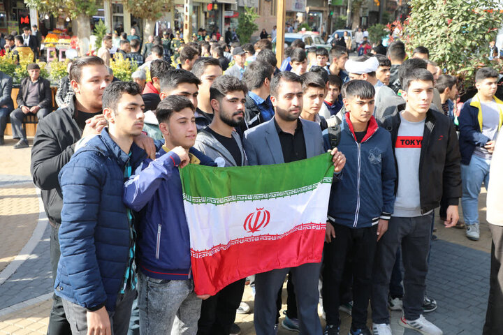 تصاویر/ راهپیمایی روز ملی مبارزه با استکبار جهانی در خوی