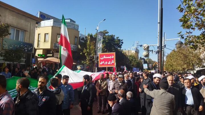 تصاویر/ راهپیمایی یوم الله ۱۳ آبان در زنجان