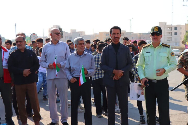 تصاویر/ راهپیمایی ۱۳ آبان در عالیشهر