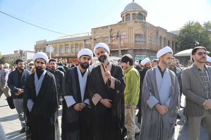 تصاویر / حضور پرشور مردم دارالمومنین همدان در تجمع بزرگ ۱۳ آبان