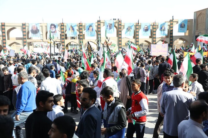 تصاویر/ مراسم یوم الله ۱۳آبان در استان یزد