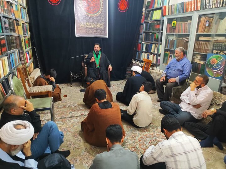 تصاویر/ آیین سوگواری شهادت حضرت فاطمه(س) در بیت مرحوم آیت‌الله مصطفوی‌ الحسینی کاشانی